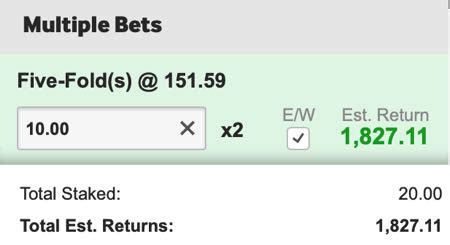 5 fold bet|six fold bet.
